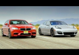 Дуэль между BMW M5 и Porsche Panamera GTS